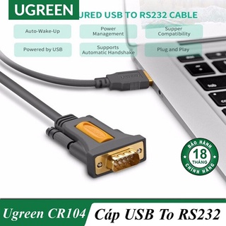 Cáp usb to com rs232 db9 ugreen