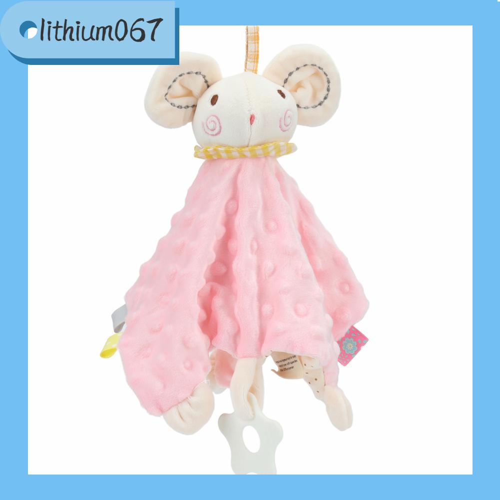 Lithium067 Chăn An Ninh Cho Bé Phim Hoạt Hình Dễ Thương Màu Hồng Con Chuột Toàn Đồ Chơi Giáo Dục Sớm Thú Nhồi Bông