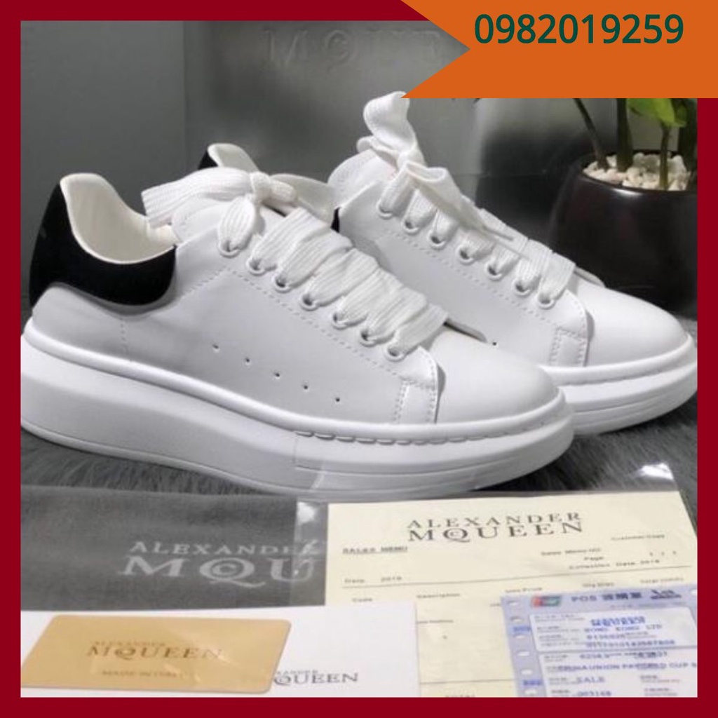 [Tặng box, bill] Giày MCQFREESHIP độn đế gót nhung bản cao cấp