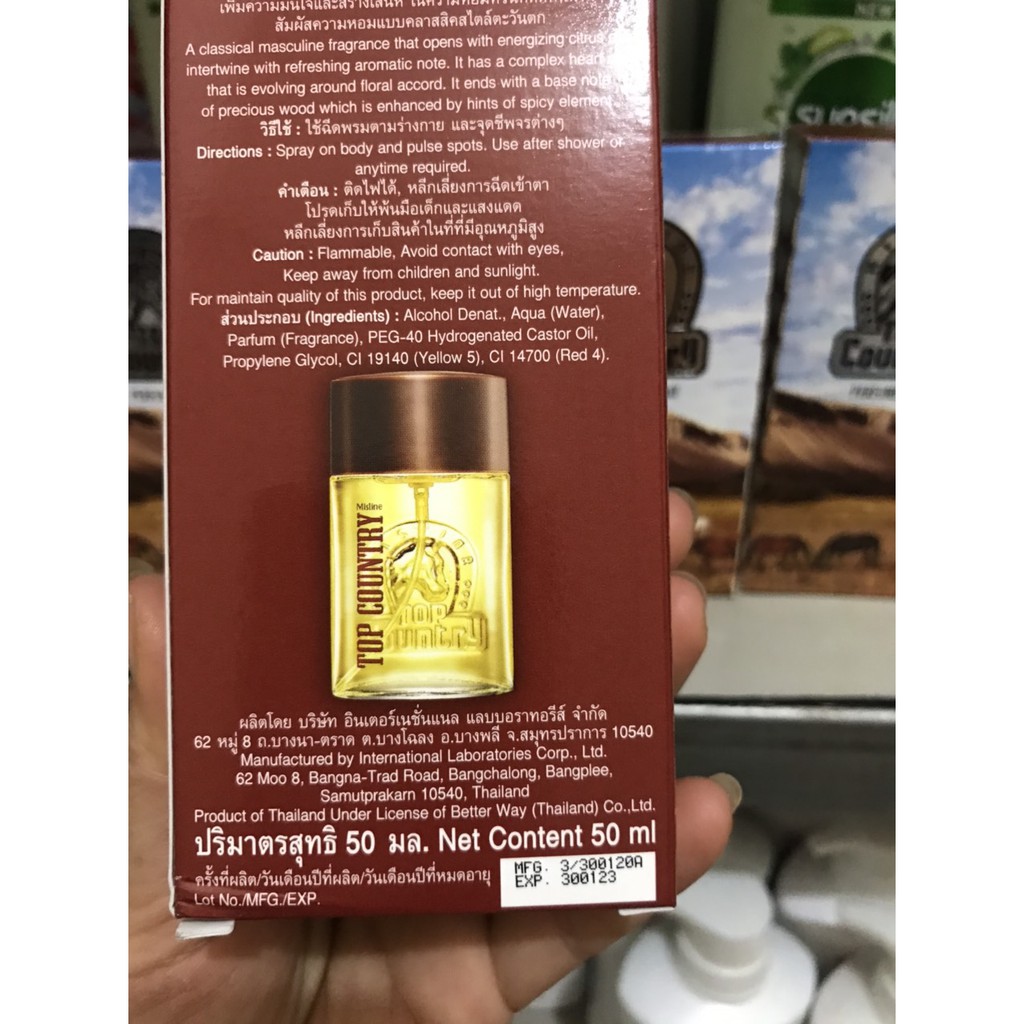 Nước Hoa Top Country Thái Lan 50ml | BigBuy360 - bigbuy360.vn
