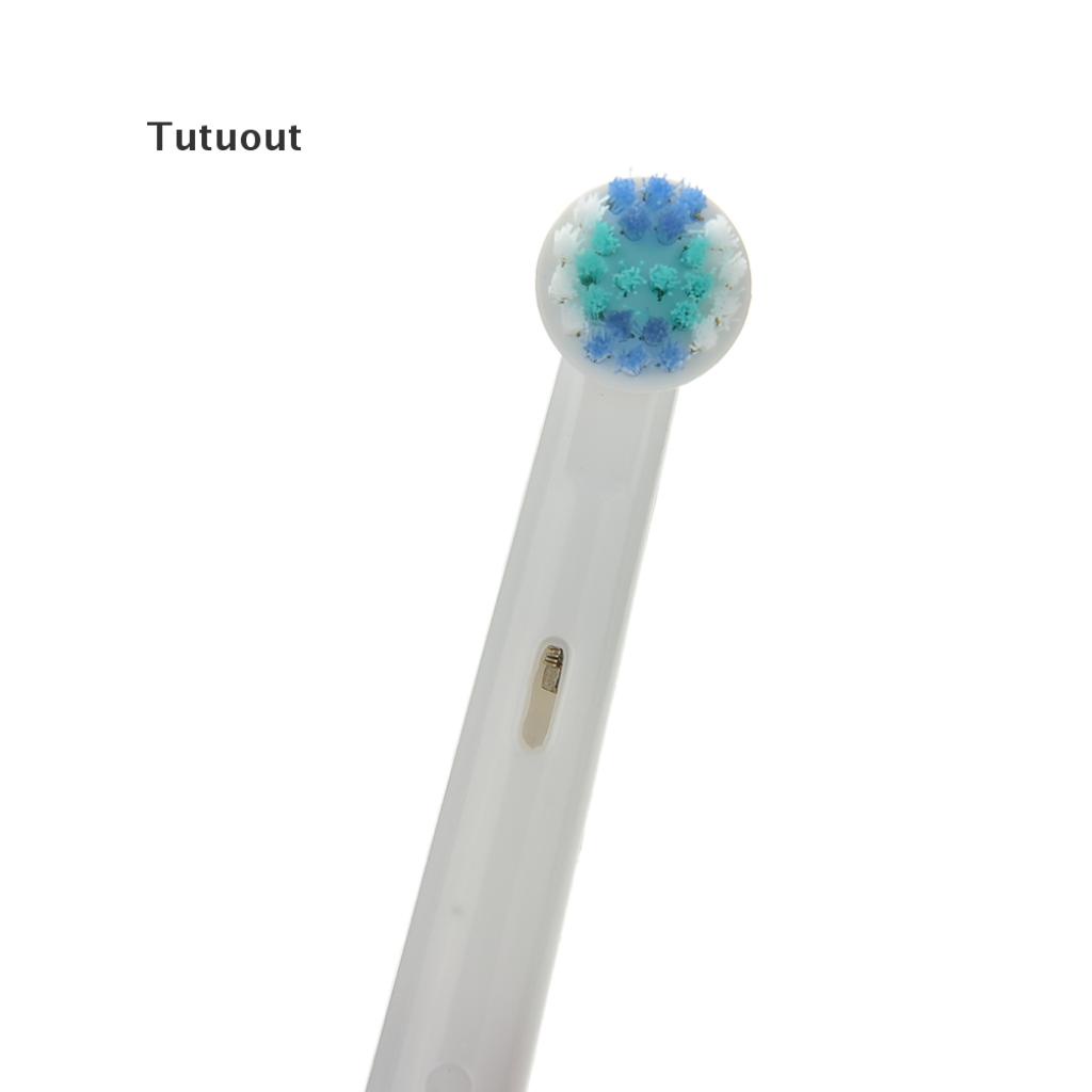 [Hàng mới về] Set 4 Đầu Bàn Chải EB17-4 Màu Trắng Thay Thế Cho Bàn Chải Đánh Răng Điện Braun Oral B