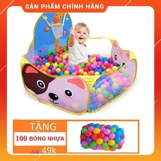 [Mã TOYXU6 hoàn 20K xu đơn từ 99K] QUÂY BÓNG RỔ + 100 BÓNG FI 5 CM