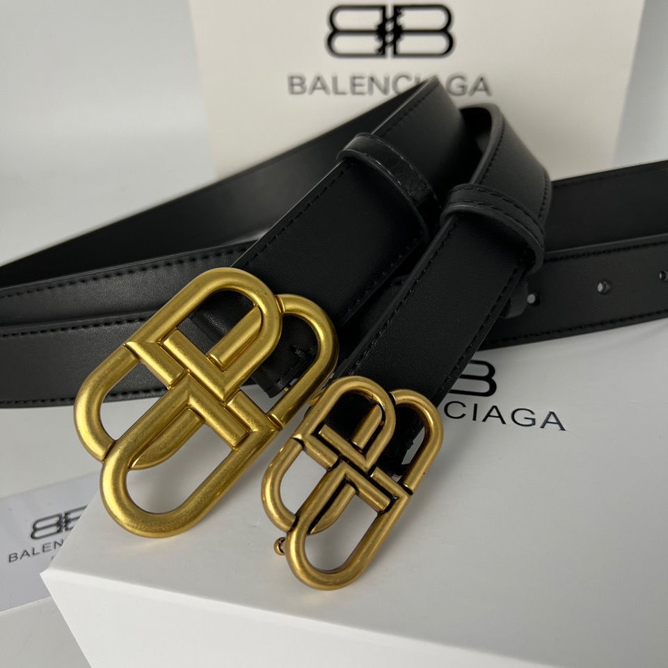 Thắt Lưng Da Bò Balenciaga Unisex