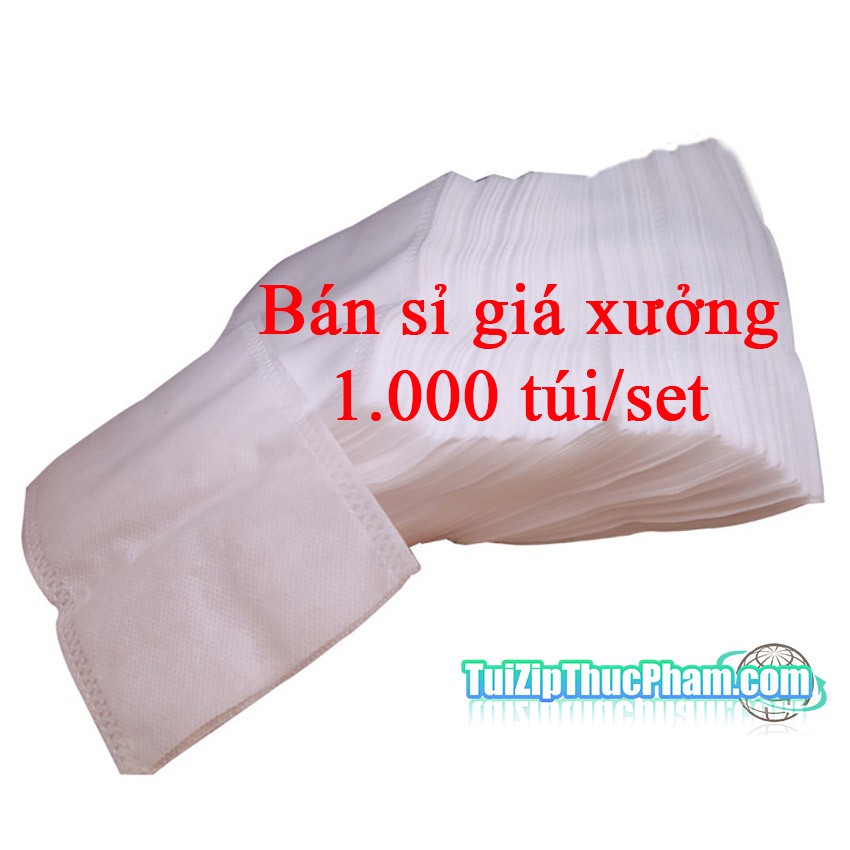 1000 túi lọc trà dây rút, cà phê, bột mịn nhiều kích thước chất liệu vải không dệt chuẩn thực phẩm bán sỉ giá xưởng