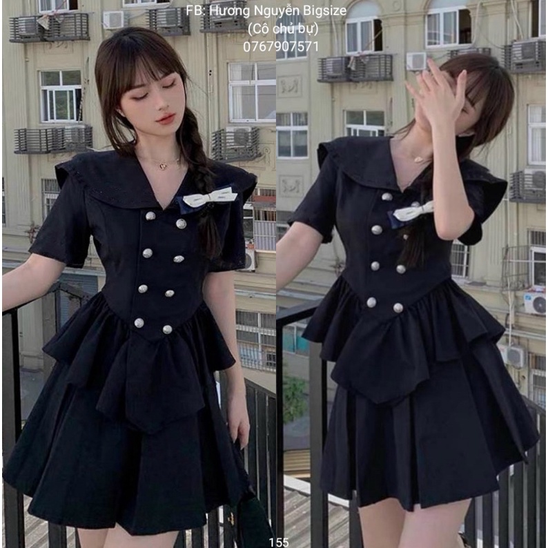 65-90kg Bigsize SET PEPLUM NÚT GIÁ RẺ