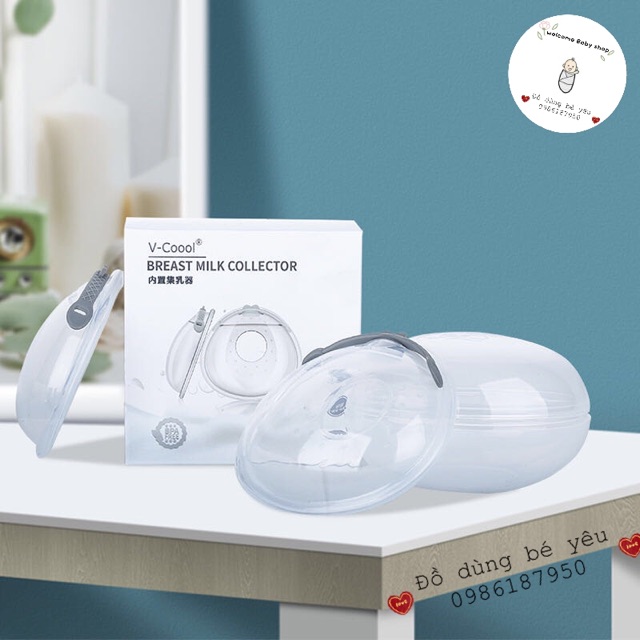 Cốc Hứng Sữa Silicon, Phễu Hứng Sữa Vcoool Cao Cấp, An Toàn Và Tiện Lợi  Vcool [ babyboo]