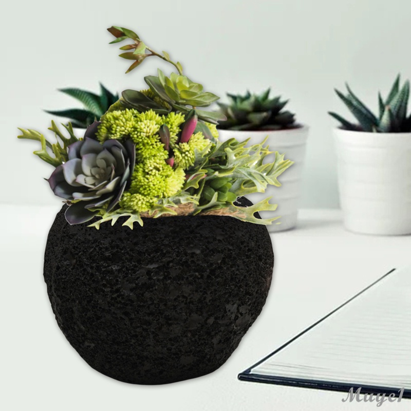 Abstract Space Meteorite Shaped Succulent Cactus Flower Pot/Plant Pots/Planter/Container for Home Garden Office Desktop Decoration