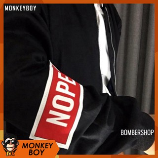[Ảnh thật] Áo khoác Bomber NOPE.MICKEY (hàng design cao cấp) [Monkeyboy]