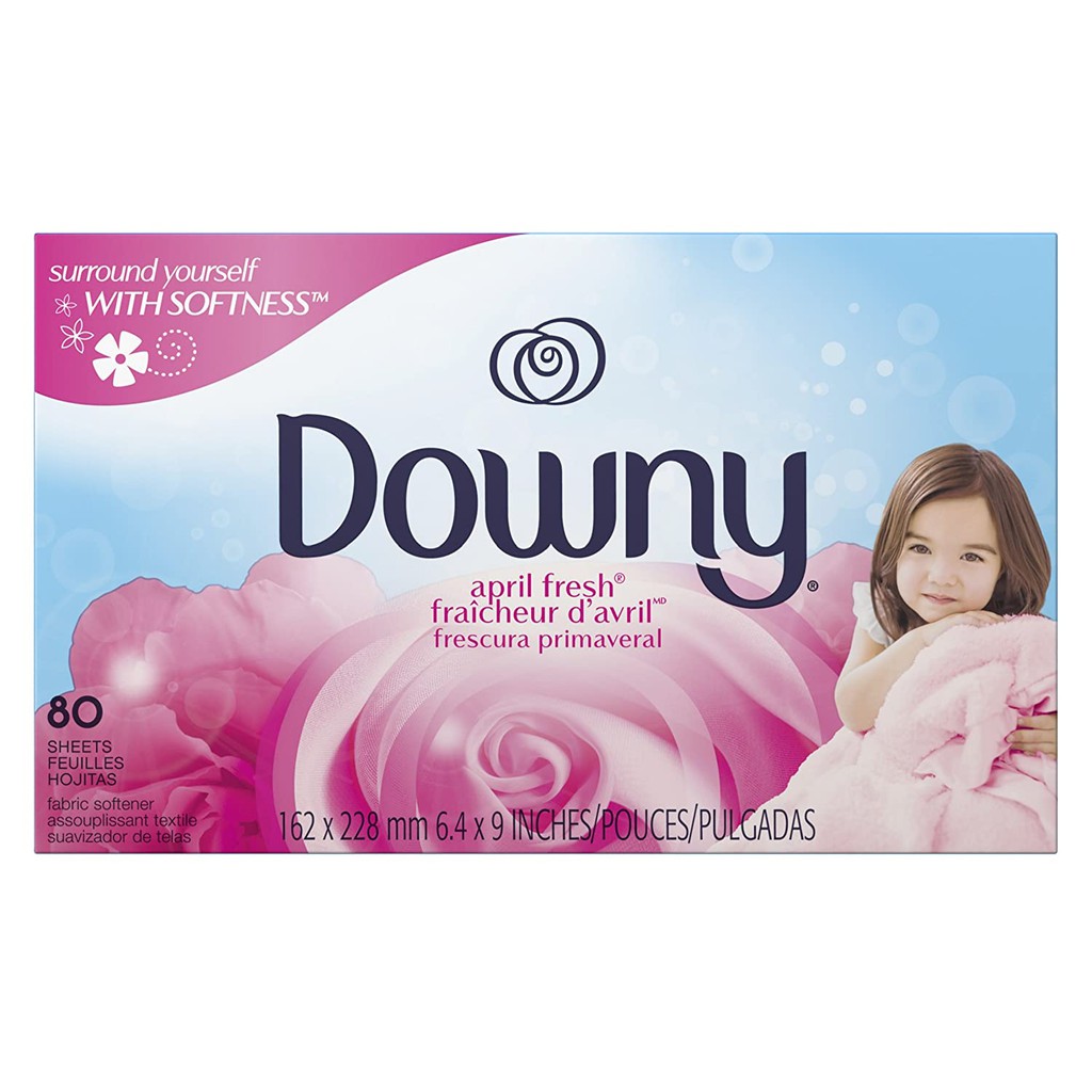 Giấy xả vải Downy April Fresh 80 tờ