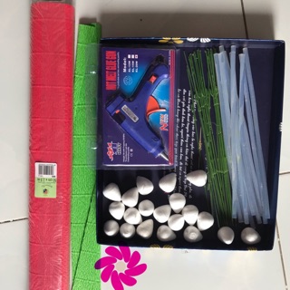 Sét nguyên liệu làm hoa hồng cánh nhún Ý