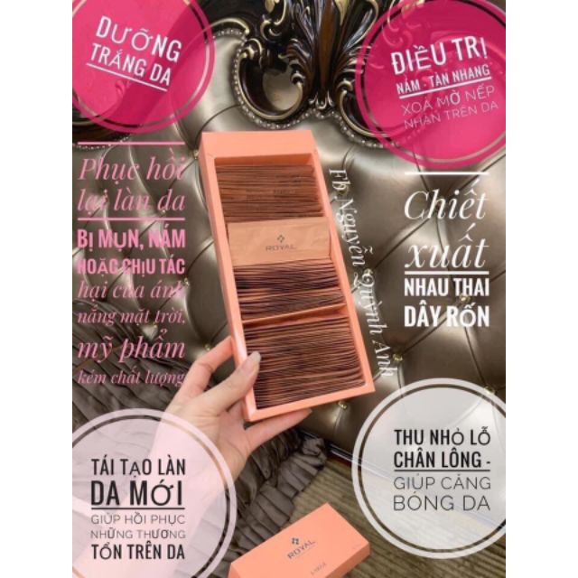 𝗦𝗲𝗿𝘂𝗺 𝗡𝗵𝗮𝘂 𝗧𝗵𝗮𝗶 𝗖𝘂̛̀𝘂 💞𝑭𝒓𝒆𝒆𝒔𝒉𝒊𝒑💖 Mặt Nạ Nhau Thai Cừu Nhật Bản Royal Placenta | BigBuy360 - bigbuy360.vn