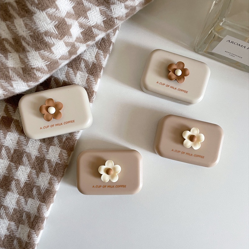 Khay Mini 3D Hoa Vintage- Case Đựng Lens
