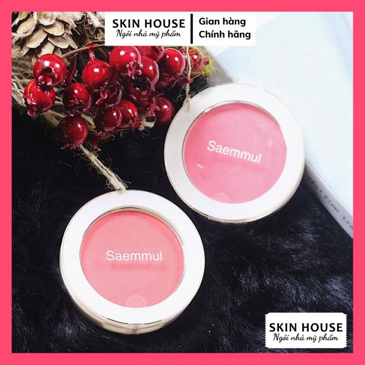 Phấn má hồng siêu mịn The Saem Saemmul Single Blusher