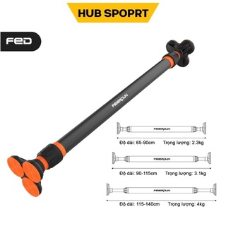 Xà đơn treo tường fed cao cấp thế hệ mới, xà đơn gắn cửa an toàn chính xác chất liệu thép cacbon + pvc + abs + hdr