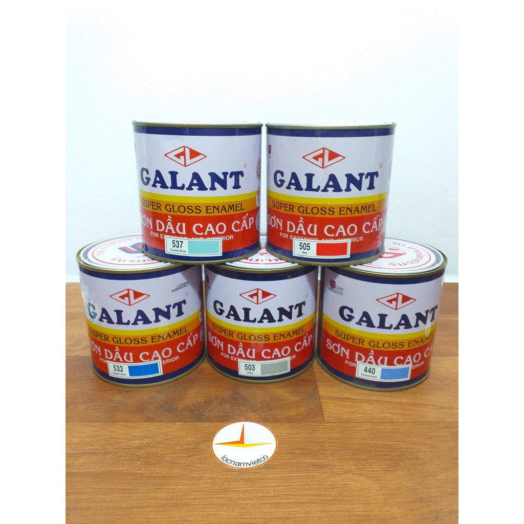 Sơn dầu Galant _800ml (Tông xanh)