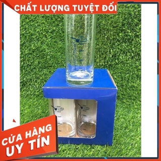 Bộ 2 cốc chia vạch cao cấp Ocean + 2 thìa inox - Quà tặng từ Ensure Gold