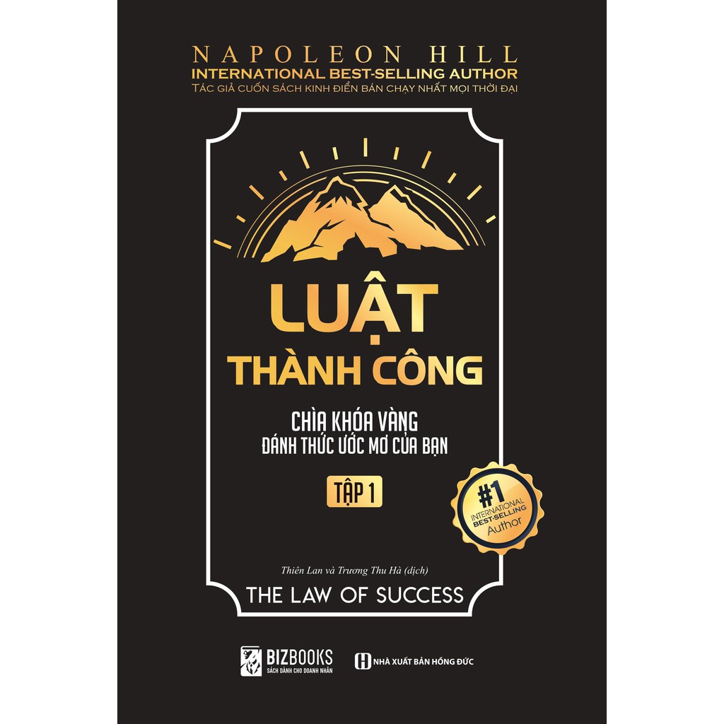 Sách - Combo Trọn Bộ 2 Tập Luật Thành Công: Chìa Khóa Vàng Đánh Thức Ước Mơ Của Bạn tác giả Napoleon Hill +Quà tặng