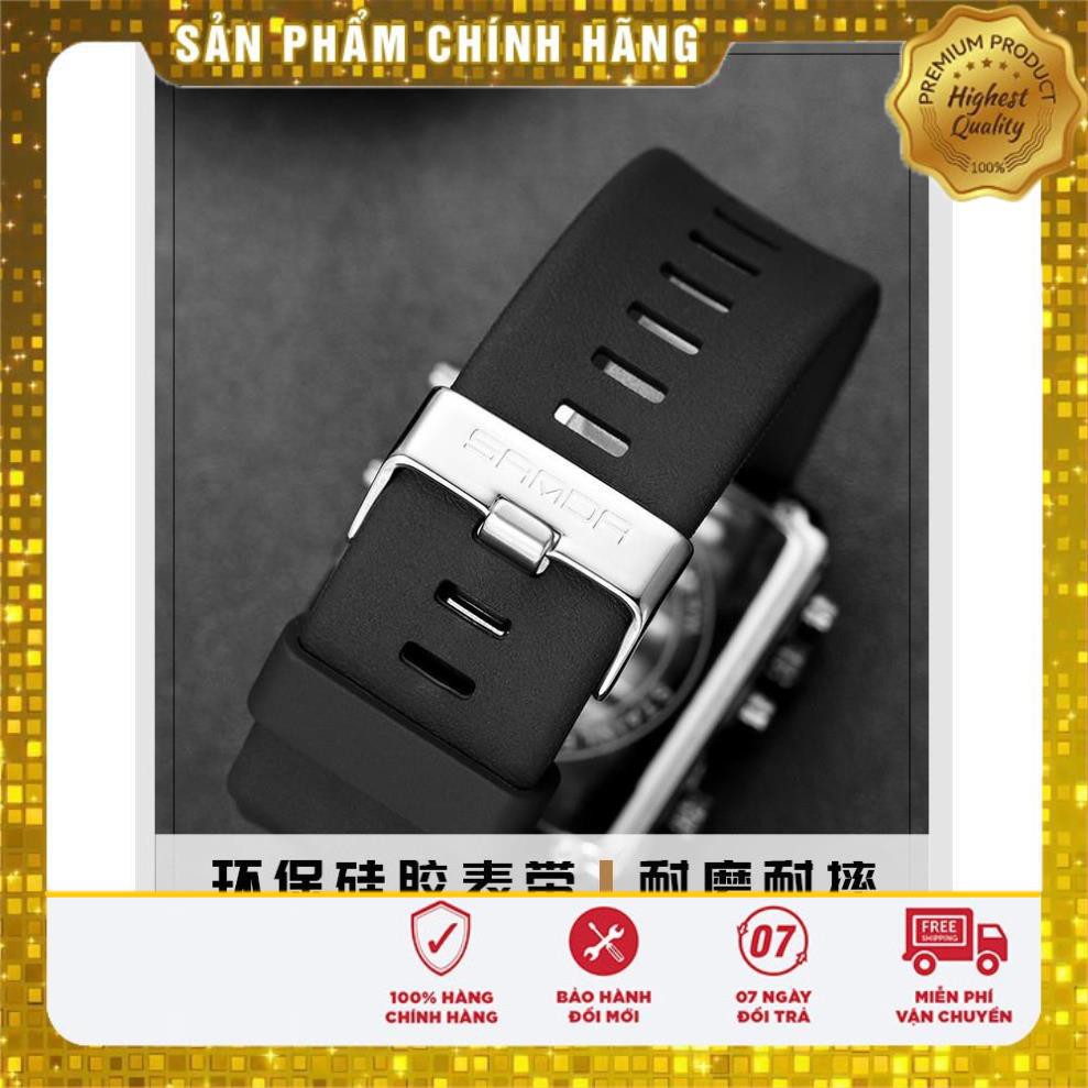 Hàng Cao Cấp -  Đồng hồ NAM SAMDA 6023 tuyệt tác chạy full tất cả các máy đồng hồ, lẫn điện tử - lỗi 1 đổi 1