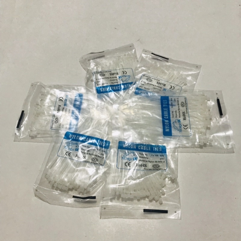 20 bịch dây rút 1T, dây rút nhựa 10cm