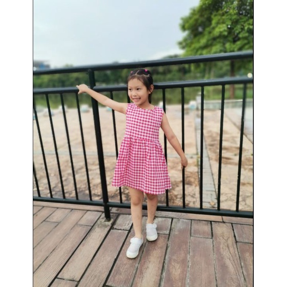Vải thô cotton kẻ caro to, nhỏ khổ 1.5m chuyên may váy áo, quần kiểu, khăn trải bàn