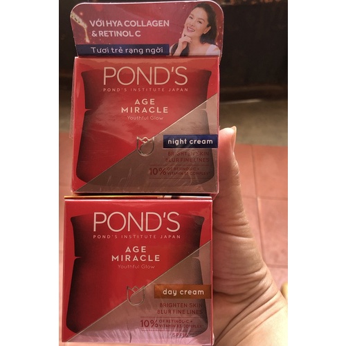 Kem Pond's chống lão hóa ( Ban ngày + Ban đêm ) 50g chuản hàng chuản hàng chuản hàng