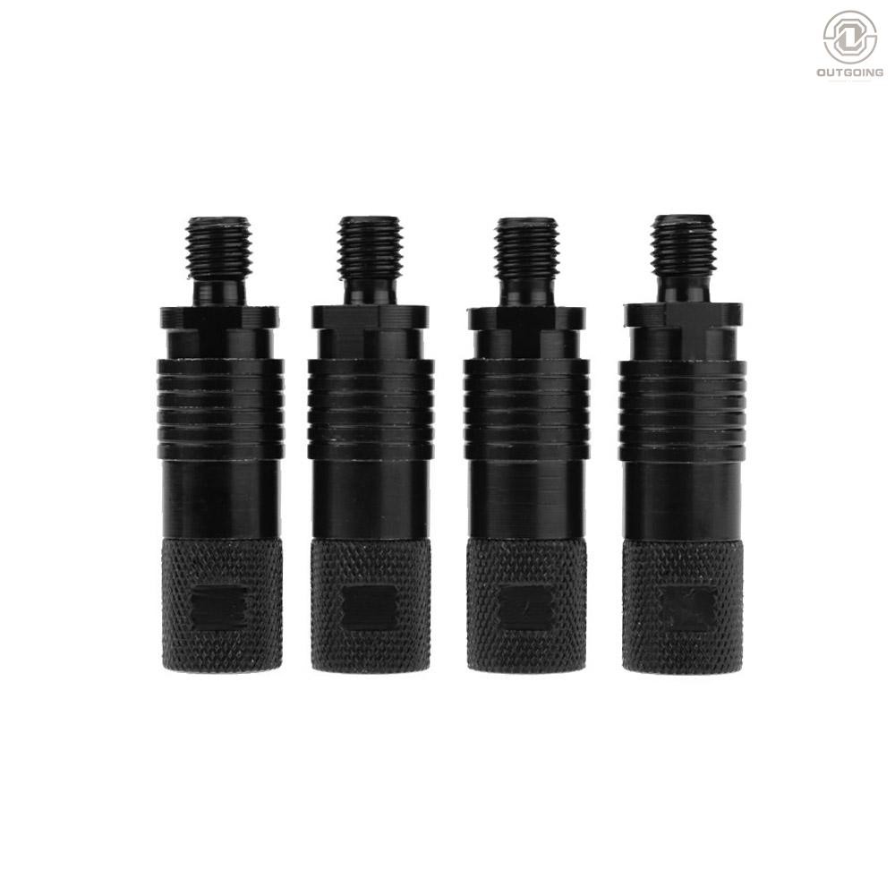 A&D 4pcs Fishing Rod Pod Connector Quick Release Bite Alarm Fishing Bank Stick Support Hold Connector