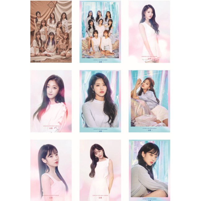 Lomo card 72 ảnh LOVELYZ - Sanctuary + update Twitter