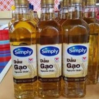 Dầu gạo Simply 1l