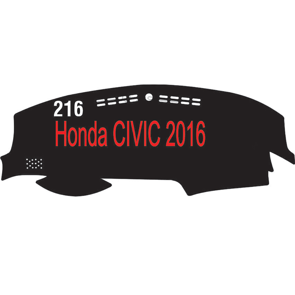 Thảm Taplo xe Honda Civic từ năm 2016 đến 2020 chất liệu Nhung lông cừu hoặc Da Carbon