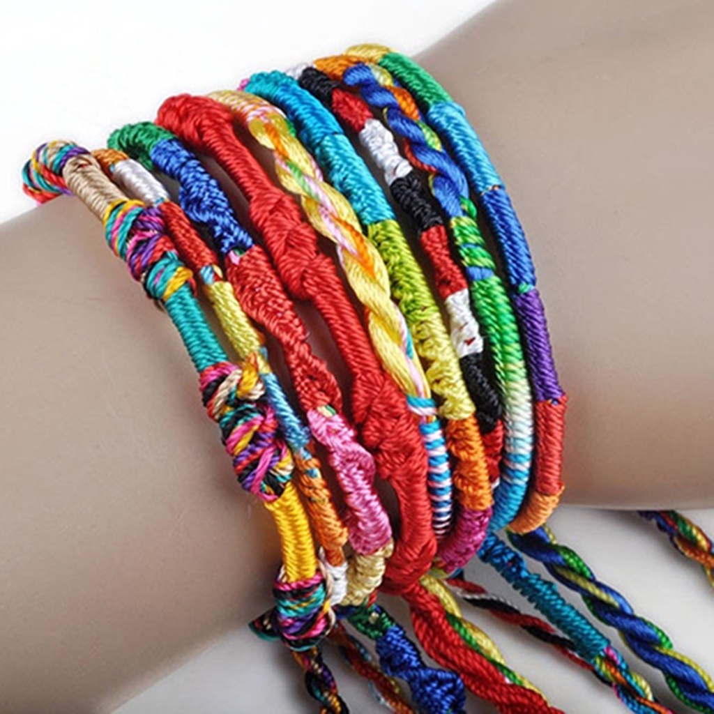 Bộ 20 vòng tay handmade nhiều màu đa dạng kiểu mẫu cá tính