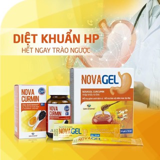 NOVA CURMIN chai 30viên Và NOVAGEL hộp 20 gói.