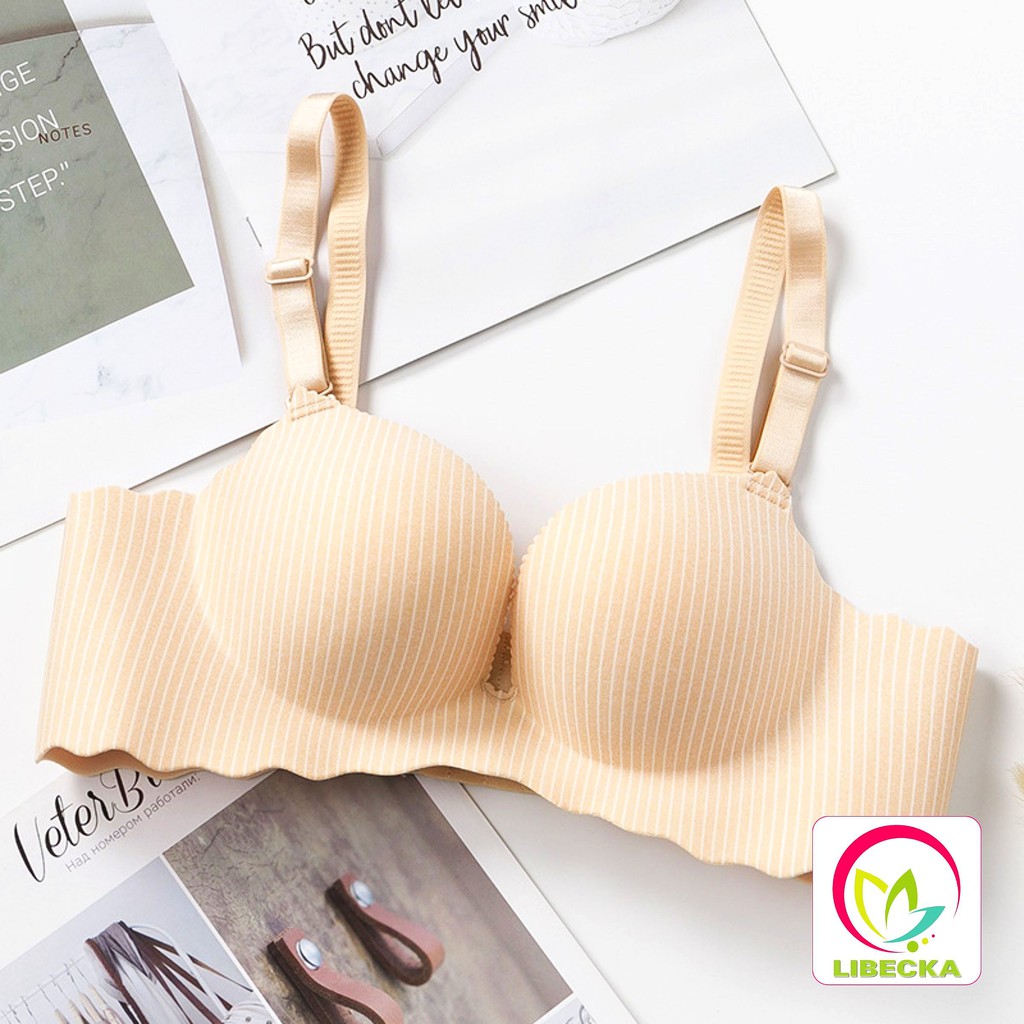 Áo ngực nữ su đúc không gọng mút 2,5cm nâng ngực tạo khe Sexy gợi cảm hàng cao cấp LBIECKA AL19