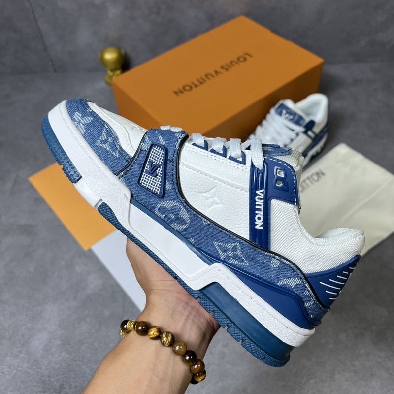 GIÀY LV XANH TRẮNG LAI AU CAO CẤP 1:1