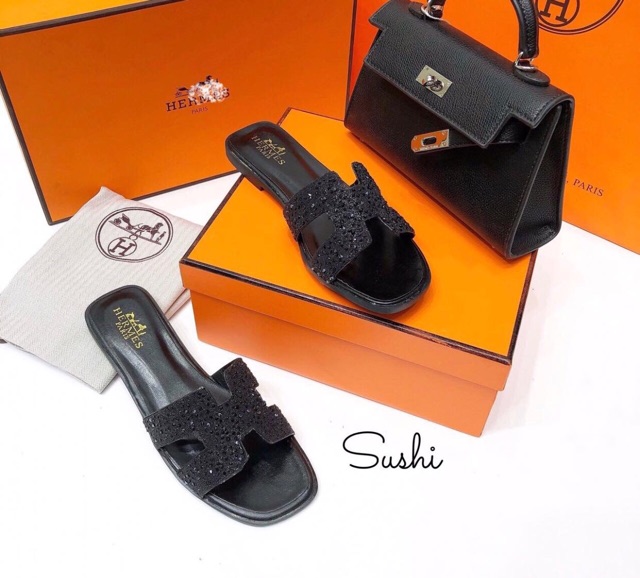 Dép lê hm tán đá fullbox