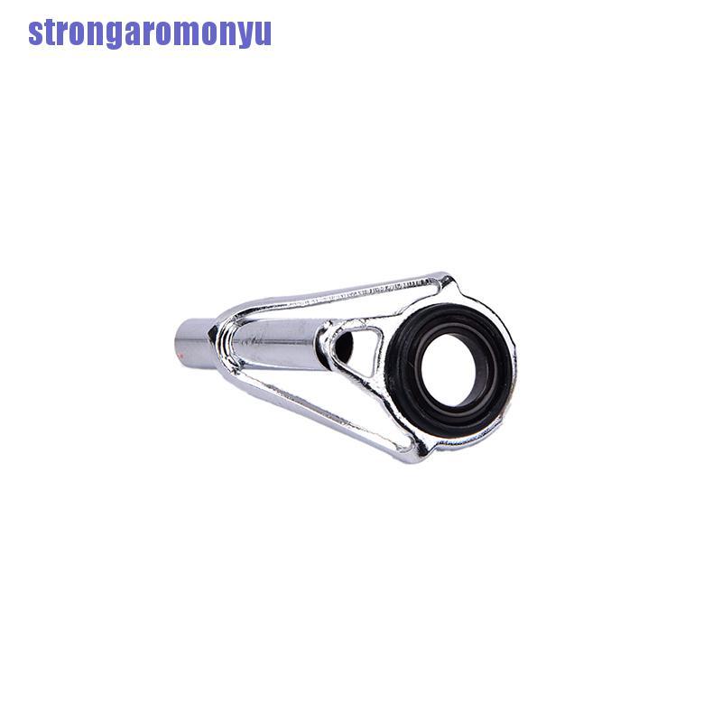 (Hàng Mới Về) Bộ 80 Khoen Cần Câu Cá 10 Kích Cỡ Bằng Thép Màu Đen