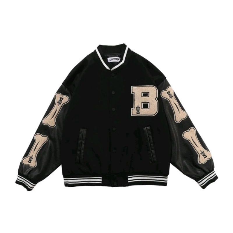ÁO BOMBER BÓNG CHÀY  VARSITY JACKET