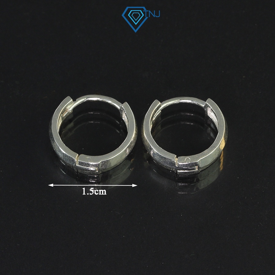 Bông tai nam bạc 925 giá rẻ cá tính BTA0039 - Trang sức TNJ