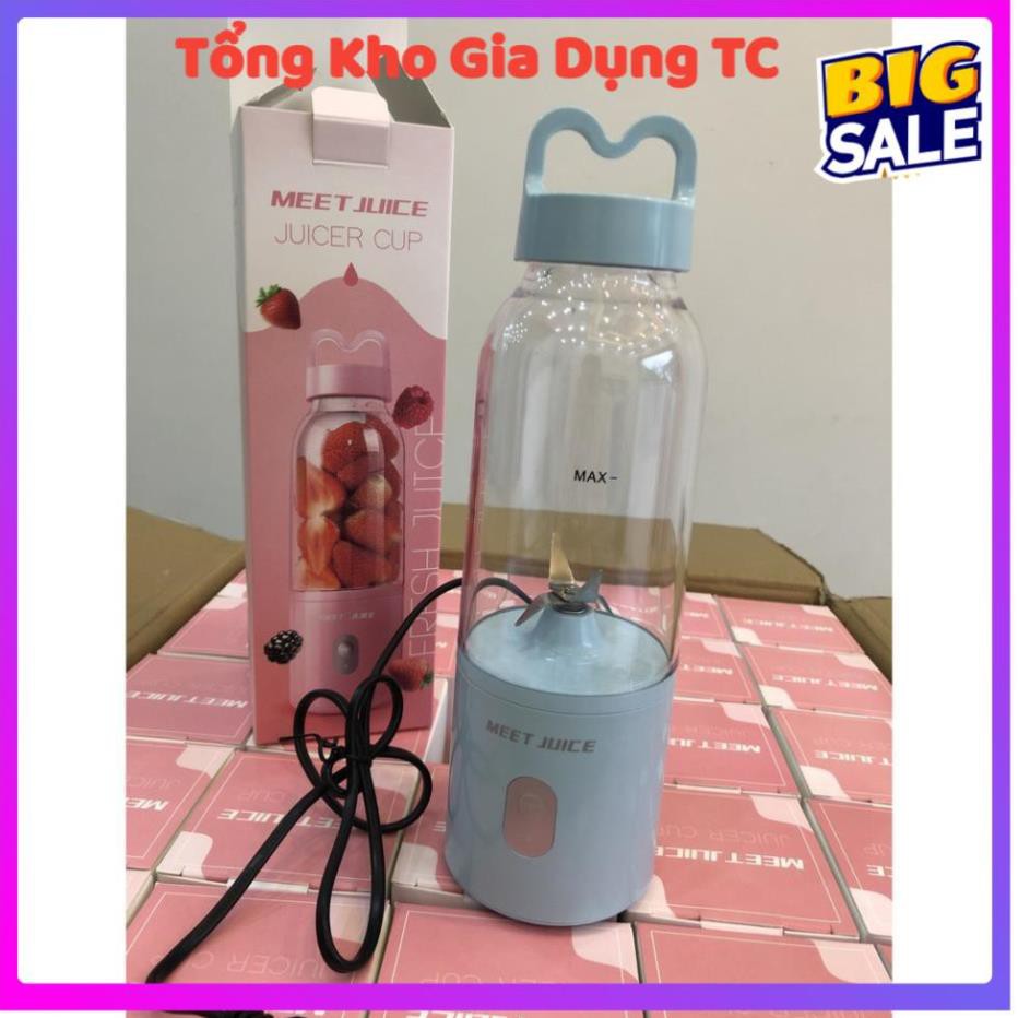 MÁY SAY SINH TỐ MINI CẦM TAY MEET JUICE-NHỎ MÀ CÓ VÕ