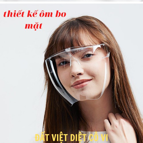 Kính bảo hộ y tế, chống dịch , chống bụi che mặt thời trang  [ KHẨU TRANG NHỰA ] | BigBuy360 - bigbuy360.vn