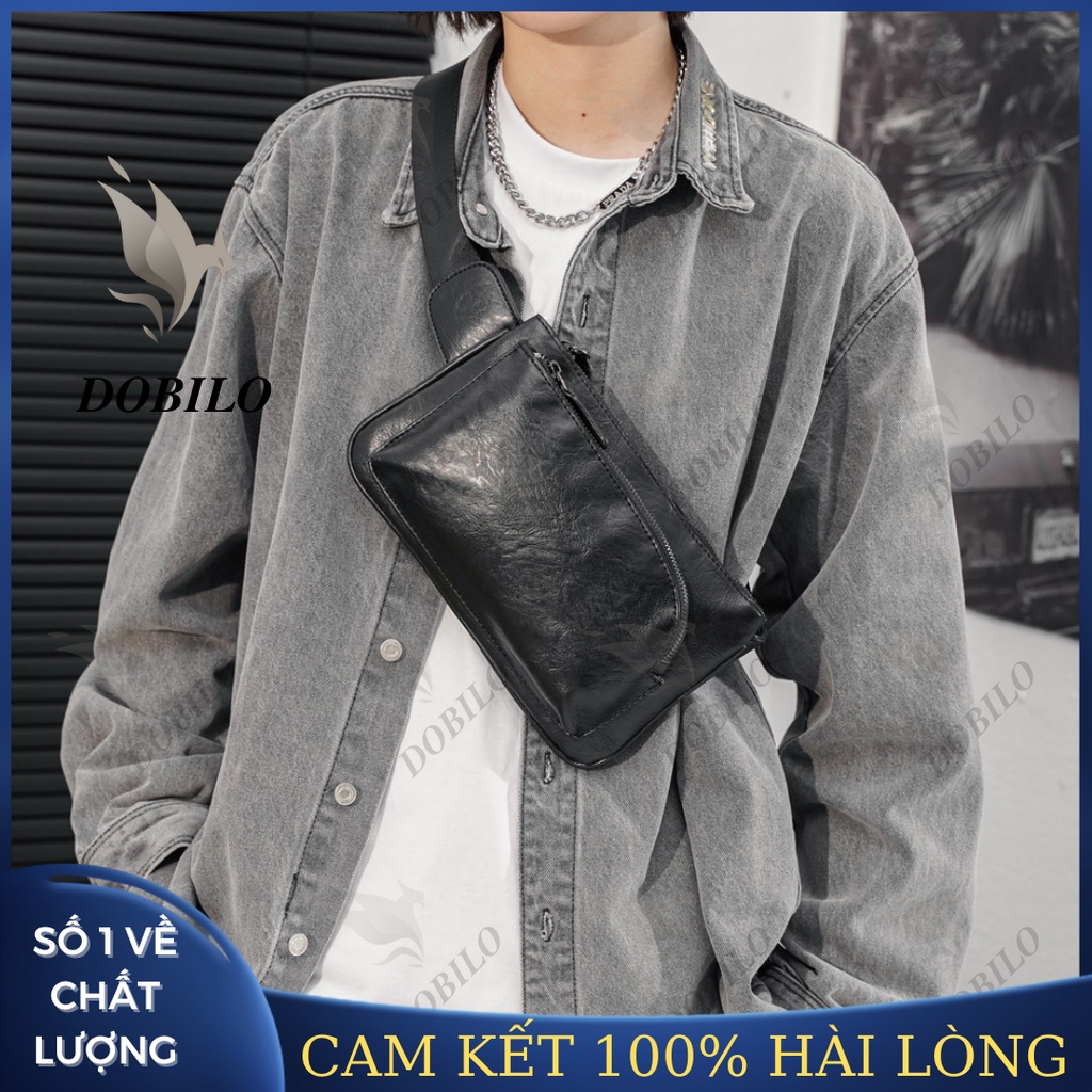 Túi Bao Tử, Túi Đeo Chéo Da Nam Nữ Thời Trang Hàn Quốc AG03