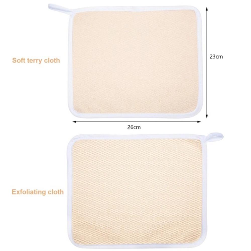 AUGUSTINE Khăn Tắm Bằng Vải Nylon Tẩy Tế Bào Chết Cho Da Mặt Và Toàn Thân