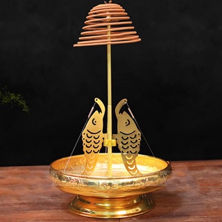 Khay thắp hương vòng hình cá chép - Đồ thờ cúng phong thủy Tịnh Phương