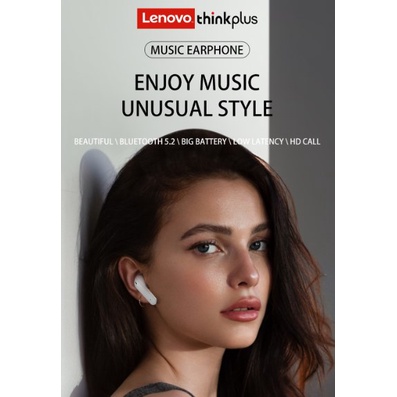 Mới Tai Nghe Thể Thao Không Dây bluetooth 5.2 tws Có mic hd Chính Hãng lenovo x16