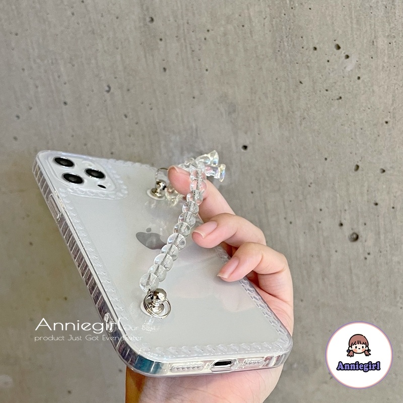 Ốp Điện Thoại TPU Mềm Họa Tiết Gấu Có Dây Đeo Tay Pha Lê Cho Iphone 13 12 11 Pro Max X Xs Max Xr 8 7 Plus | BigBuy360 - bigbuy360.vn