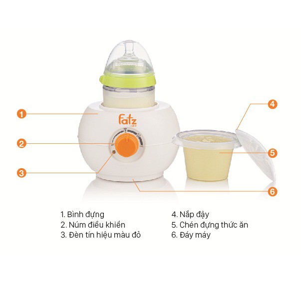 Máy hâm bình cổ siêu rộng Fatz Baby FB3027SL V1299