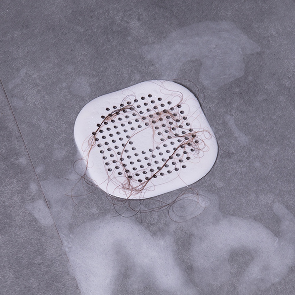 Nắp Silicone Chặn Tóc Chống Nghẹt Cống Nhà Tắm / Nhà Bếp Khử Mùi Tiện Dụng