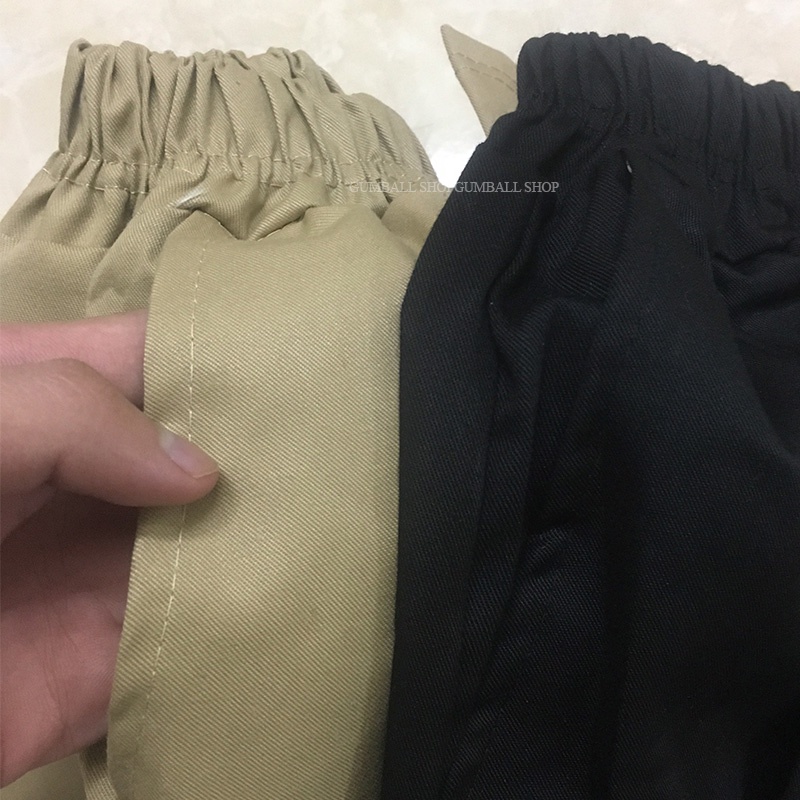 Quần Baggy Kaki Nam Nữ Ống Rộng Quần Kaki Unisex Cạp Chun Chất Vải Mềm Freesize Hàng Cao Cấp