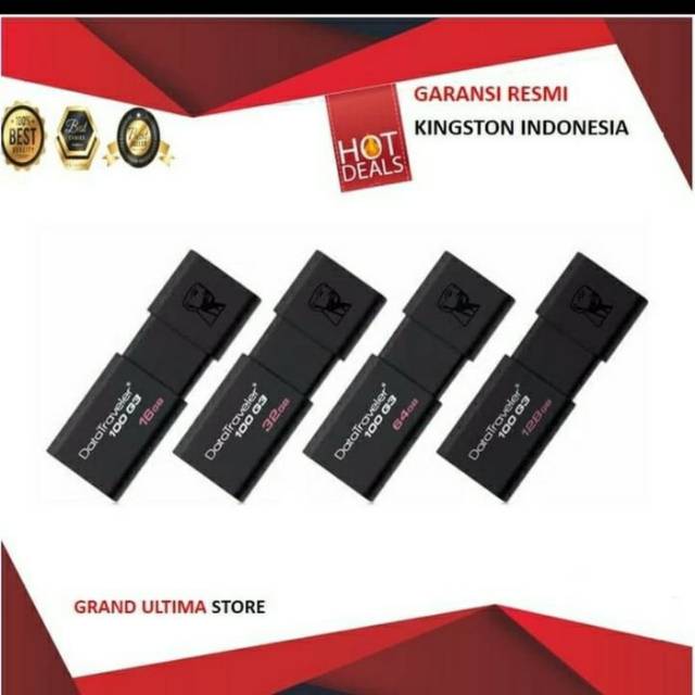 Thẻ Nhớ Kingston 16gb 32gb 64gb 128gb Dt100 G3 Usb 3.0