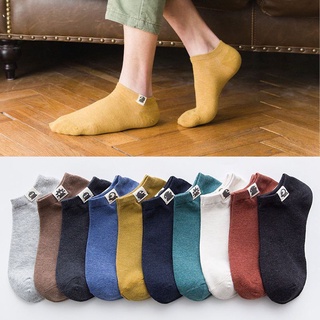 Combo 5 đôi tất vớ nam cổ ngắn nhiều màu, tất vớ nam cotton năng động