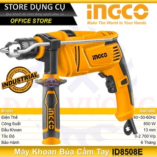 850w máy khoan búa cầm tay 13mm ingco id8508e